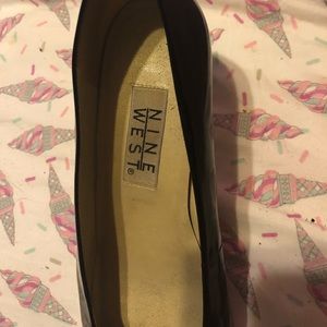 Nine West black heels size 8m